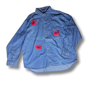 ULTRA Club Collection Red Hat Society Jean Shirt Sz 2XL